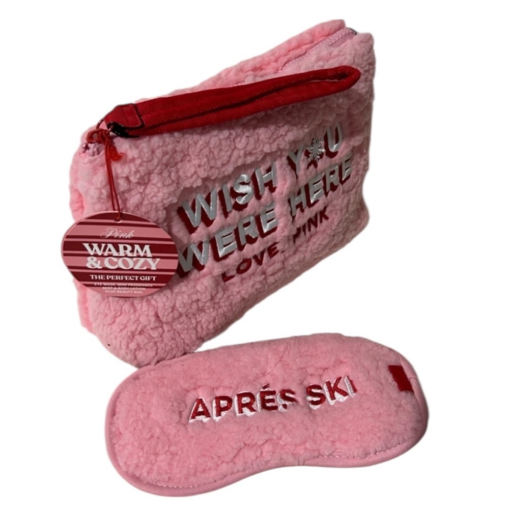 Victoria's Secret Pink Cosmetic Bag and Eye Mask Set - Picture 3 of 7